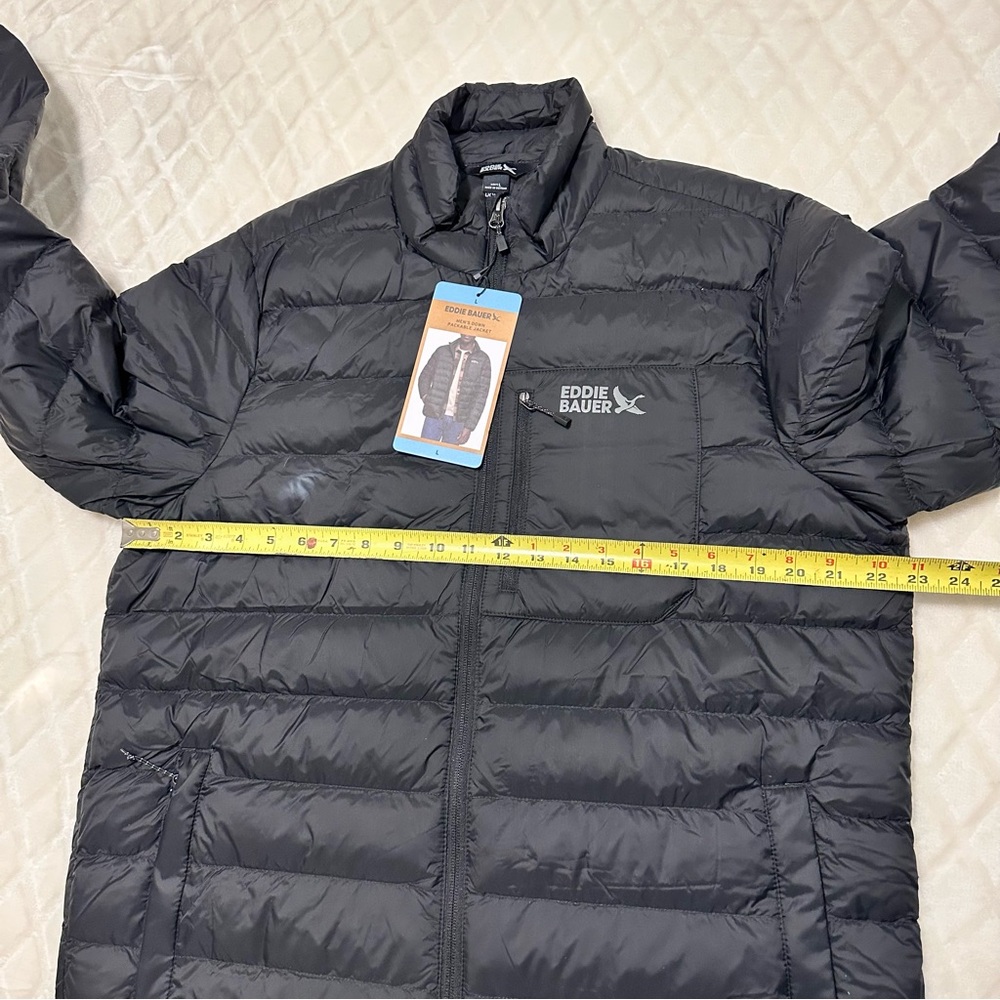 Mens Eddie Bauer Lightweight Down 650 Puffer Jacket Coat NWT - Picture 10 of 12